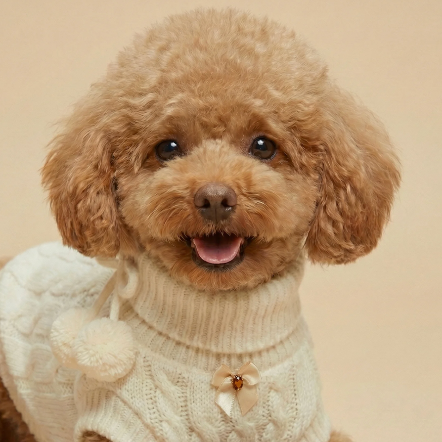 Crema - Knitted Dog Sweater (Pre-order)