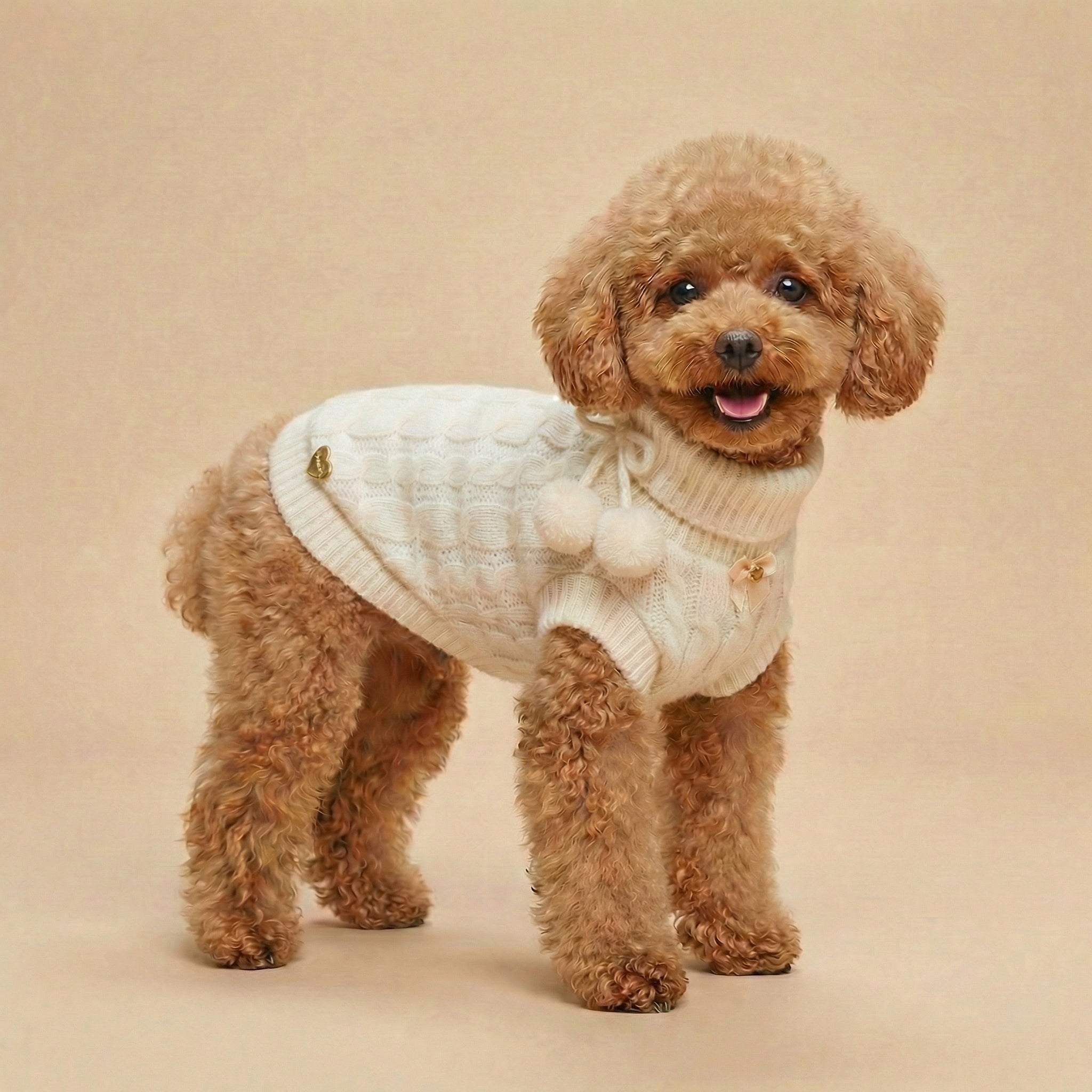 Crema - Knitted Dog Sweater (Pre-order)